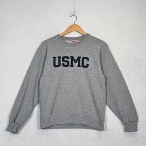 Vintage 90s Soffe Gray USMC‎ Sweatshirt Small